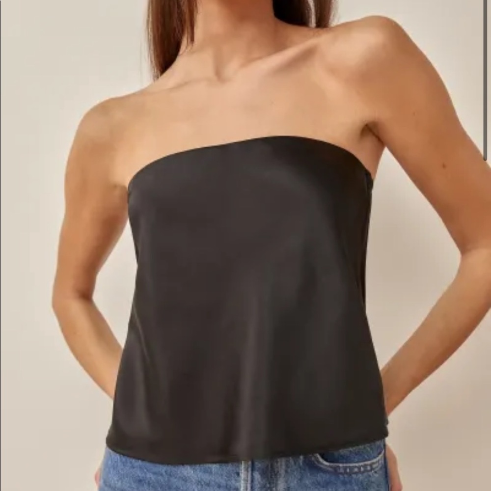 Reformation Spritz Silk Top